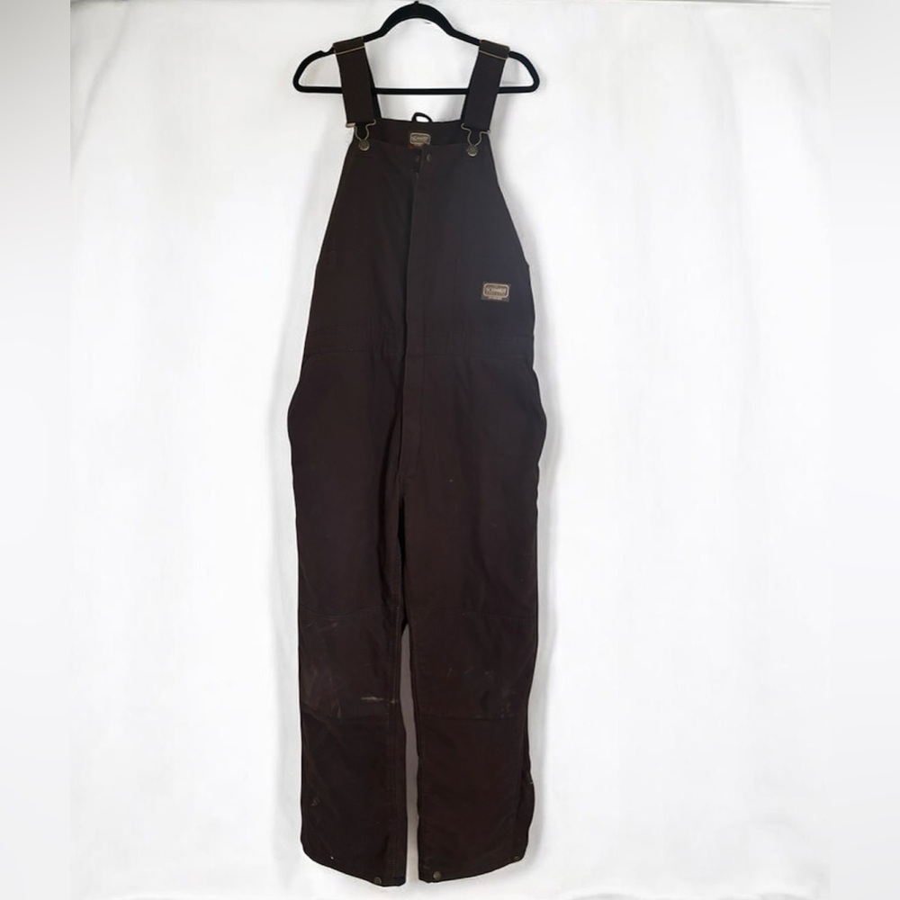 C.E. Schmidt Workwear Insulated Bibs for Women in Dark Brown - Size XL